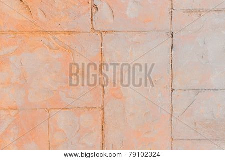 Texture Of Floor Cement Walkway Design