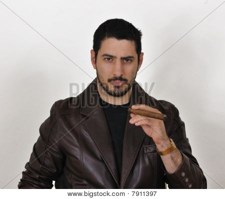 Przystojny gangstera