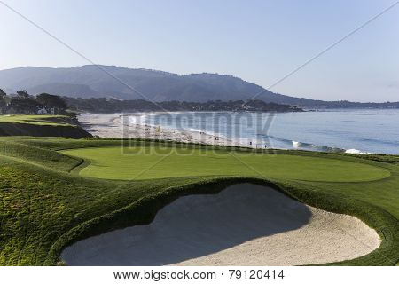 Pebble Beach golf course, Monterey, California, USA