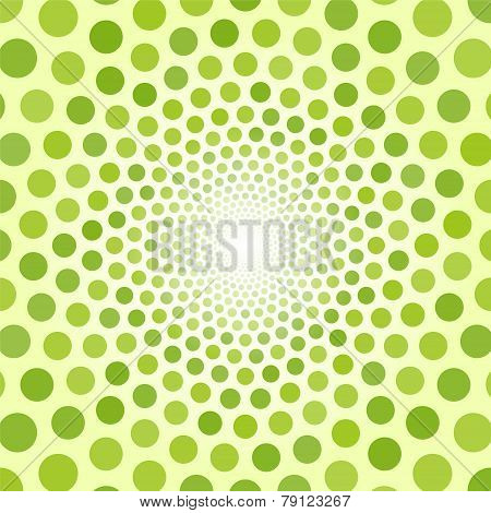 Abstract Green Background Of Small Circles
