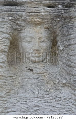 KIEV, UKRAINE -APR 21, 2014: Park decoration sculpture.Recreational area of Kiev.Infernal art .April 21, 2014 Kiev, Ukraine 