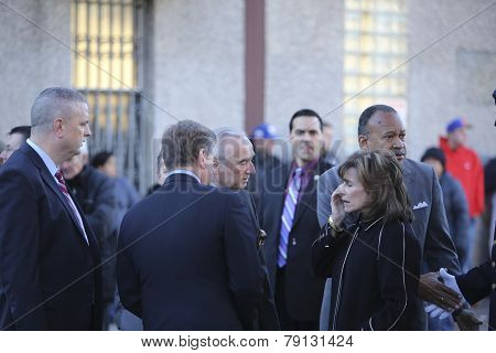 NYPD Commissioner William Bratton & spouse