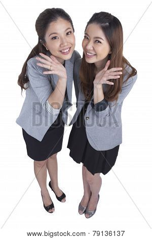 Two Beauty Businesswomen