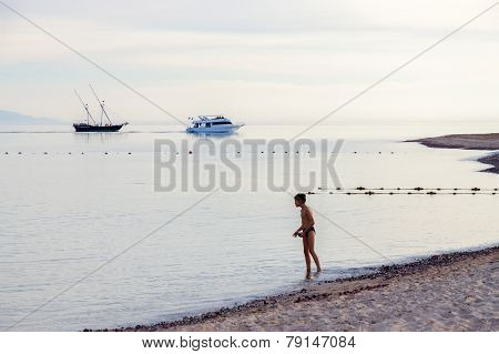 The boy and the sea