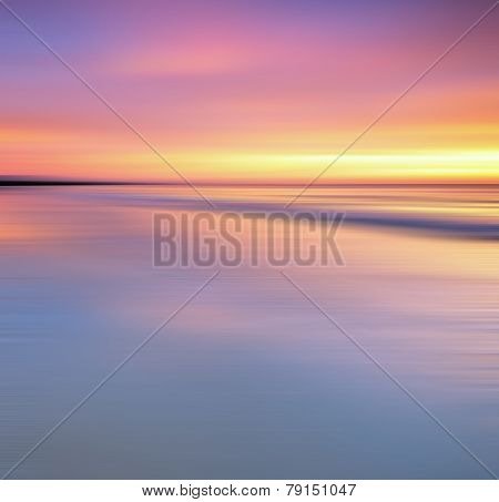 Long exposure sunset background
