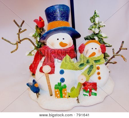 Schneemann-Familie