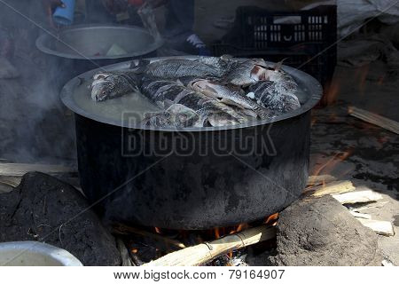 The Fish-soup In Caldron