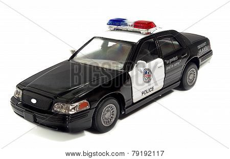 The Field Officer The Car Of The Usa On A White Background.