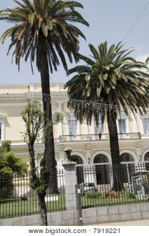 Regeringen slottet Ajaccio Corsica