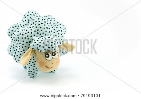 Rag-doll turquoise speckled lamb