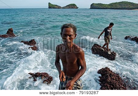 A fisherman