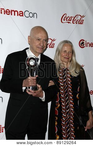 LAS VEGAS - APR 23:  Alan Arkin at the CinemaCon Big Screen Achievement Awards at the Caesars Palace on April 23, 2015 in Las Vegas, NV