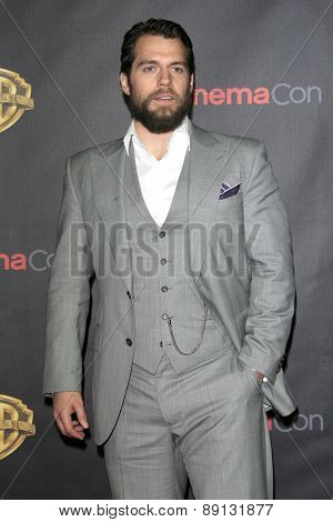 LAS VEGAS - APR 21:  Henry Cavill at the Warner Brothers 2015 Presentation at Cinemacon at the Caesars Palace on April 21, 2015 in Las Vegas, CA