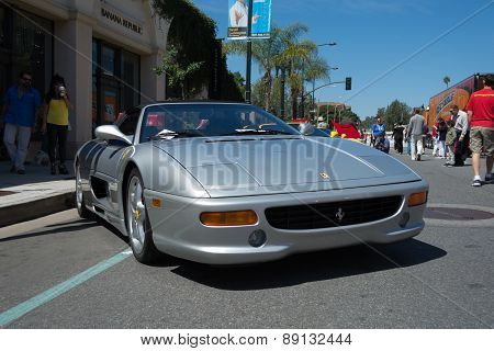 Ferrari F355 Spider Car On Display