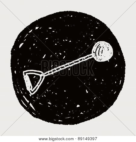 Shot Put Doodle