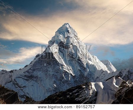 Ama Dablam On The Way To Everest Base Camp