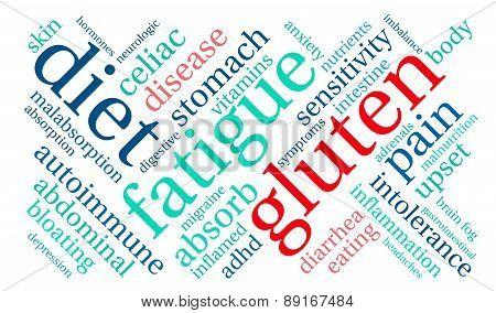 Gluten Word Cloud