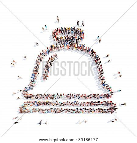 people in the form of Cloche.