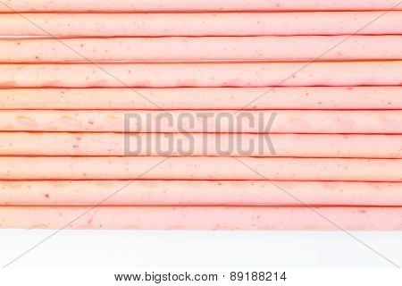 Biscuit stick strawburry coated
