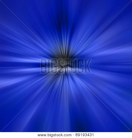 Starburst Blue Abstract Background