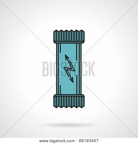 Energy bar flat vector icon