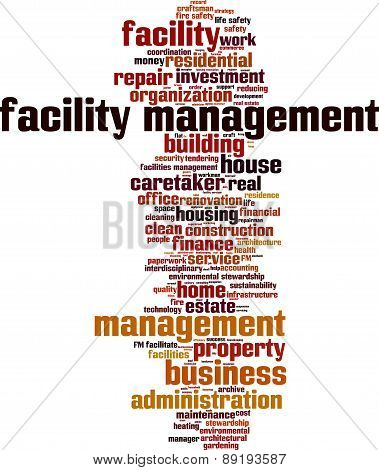 Facility Management Word Cloud