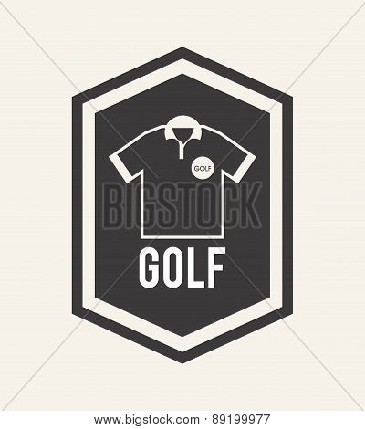 golf design over white background vector illustration