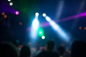 Blurred Disco Party
