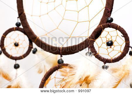 Dreamcatcher isolado no fundo branco