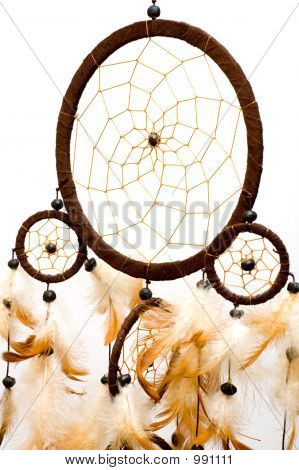 Dreamcatcher isolado no fundo branco