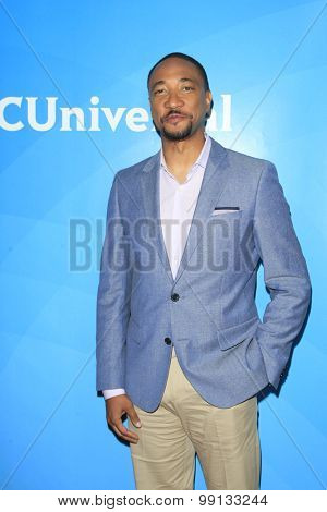 LOS ANGELES - AUG 13:  Damon Gupton at the NBCUniversal 2015 TCA Summer Press Tour at the Beverly Hilton Hotel on August 13, 2015 in Beverly Hills, CA