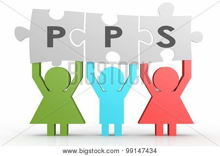Pps - Pay Per Sale Puzzle In A Line