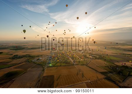 Europe's largest hot air balloon event in France - Lorraine Mondial Air Balloon 2015.