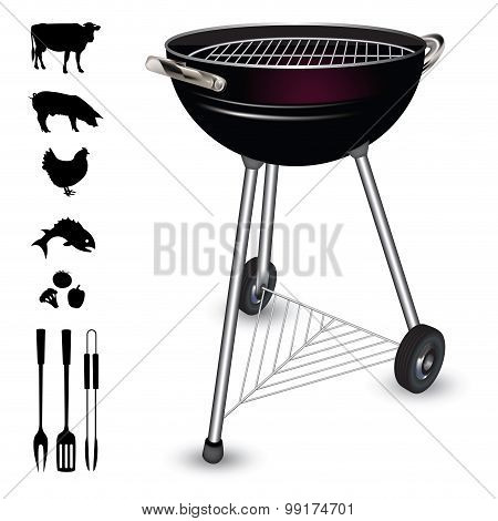 Kettle Barbecue Grill