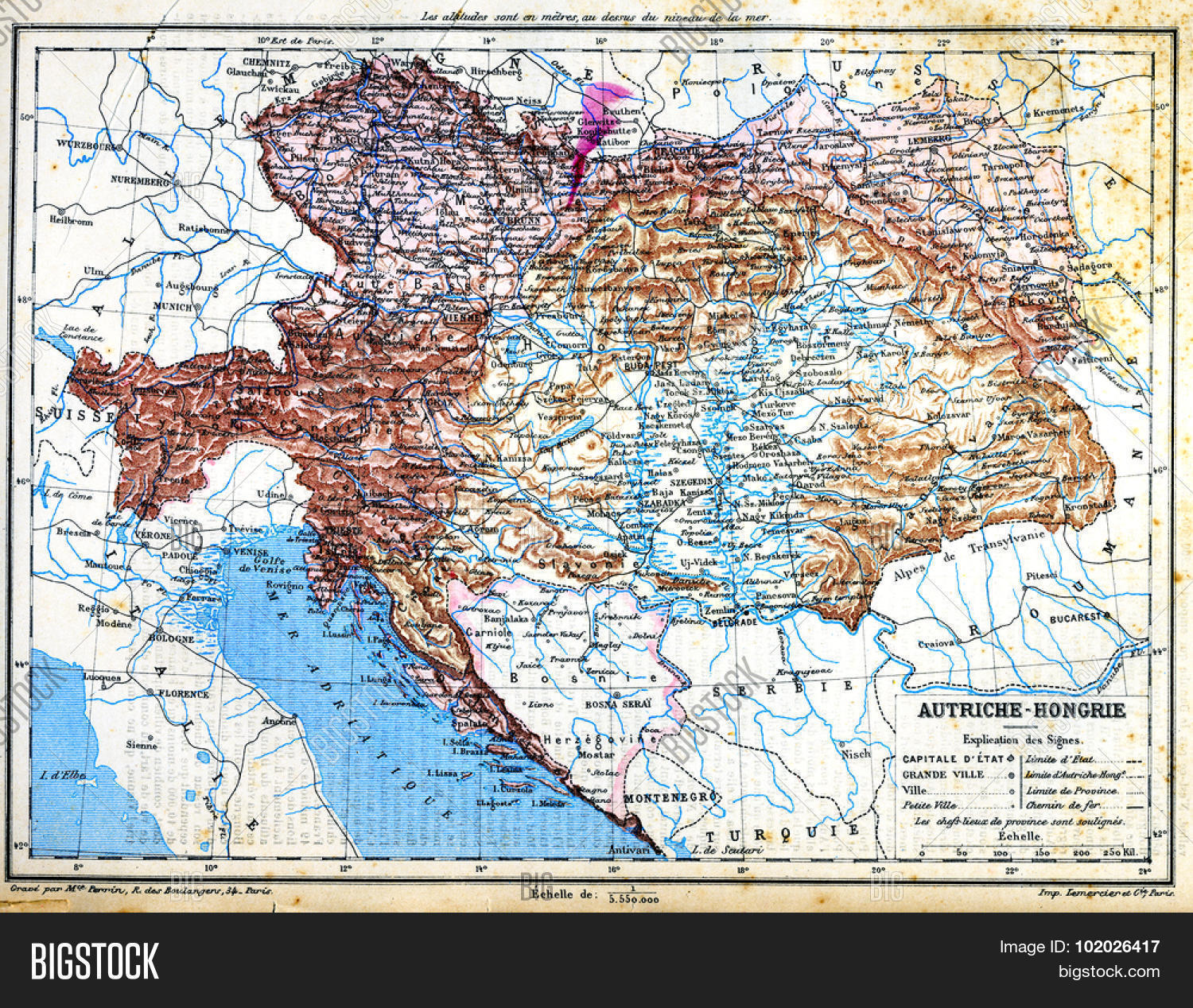 Map Austria-Hungary Image & Photo (Free Trial)  Bigstock
