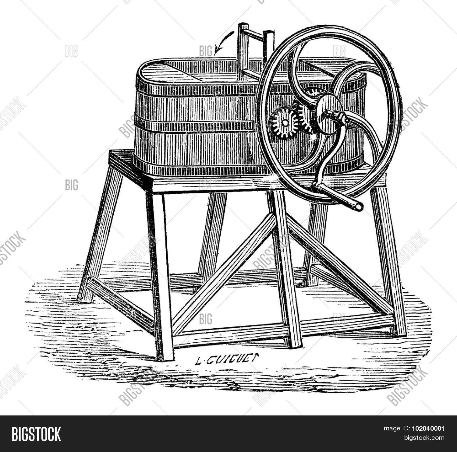Rowan Butter Churn, Vector & Photo (Free Trial) Bigstock