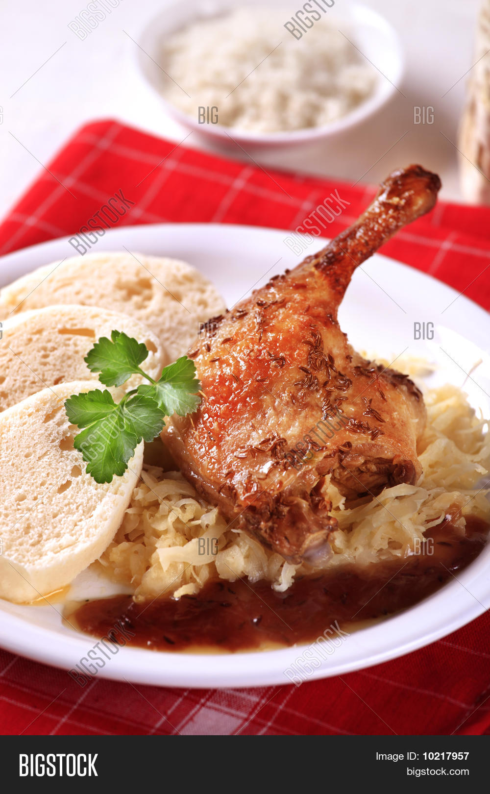 Roast Duck Sauerkraut Image & Photo (Free Trial) Bigstock