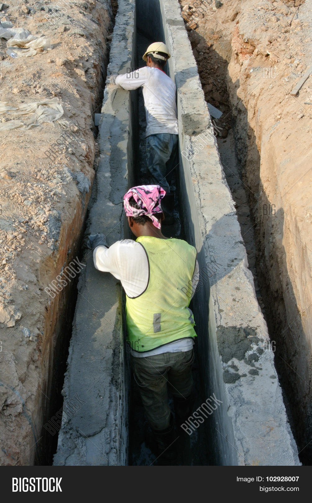 Vshaped Trench Drain Image & Photo (Free Trial) Bigstock