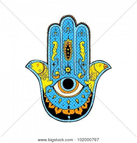 comic book style cartoon hamza