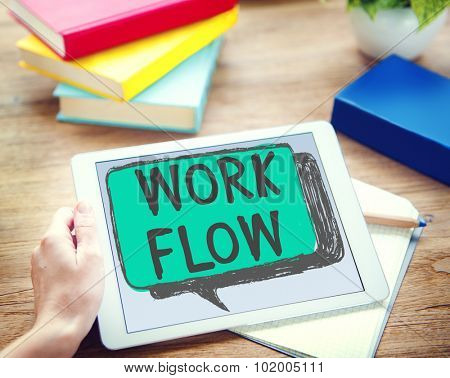 Work Flow Efficiency Implement Process System Concept
