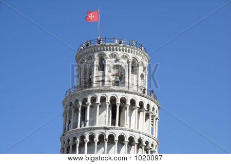 Toppen af tårn i Pisa
