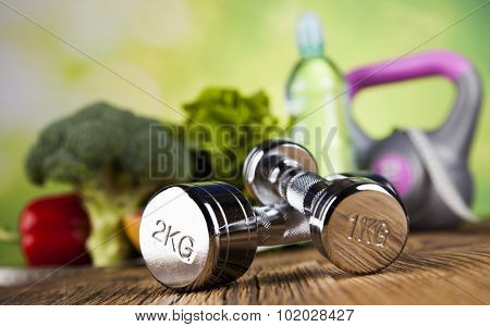 Healthy lifestyle concept, Diet and fitness
