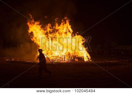 Firefighter Bonfire