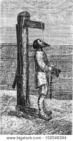 Struzzo peasant came to Riga, Le Tour du Monde, Travel Journal, (1865).