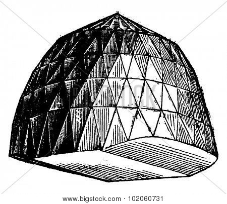 The Orloff, vintage engraved illustration. Industrial encyclopedia E.-O. Lami - 1875.