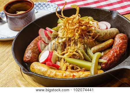 sausages in the bar