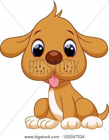 Cute dog cartoon