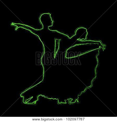 Romantic Dancing Couple