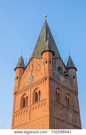 Tower Of The Sankt Petri Church In Westerstede