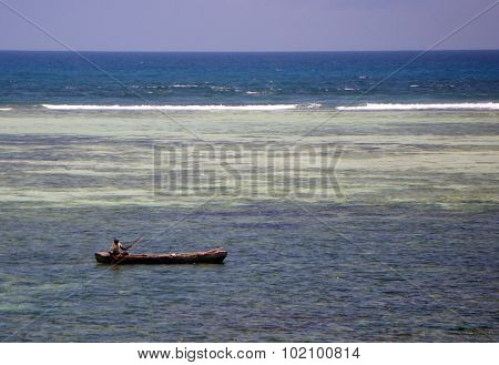 Canoeing In Watamu Bay